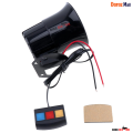 VIP Emergency 105dB Loud Horn for Car, Motorcycle, Electric Vehicle – 12V 30W Siren with 3 Tones, Easy Installation, Durable Design (for Emergency Vehicles and Permitted VIPs).
