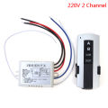 1-4 Channel ON/OFF 220V Wireless Remote Control Switch Receiver Transmitter Demoo. 