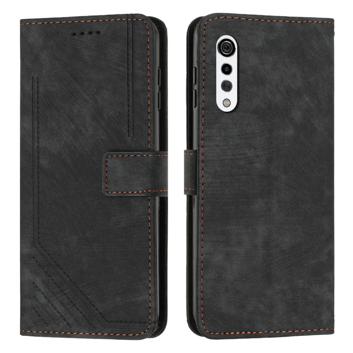 %EF%BC%88COD%20Available)For%20LG%20Velvet/Velvet%205G%20Skin%20Feel%20Stripe%20Pattern%20Leather%20Phone%20Case%20with%20Lanyard%20-%20Image%2010