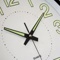 12 Inch / 30cm Luminous Wall Clock Silent with Night Light Glow in the Dark Round Clock, Living Room Decoration.