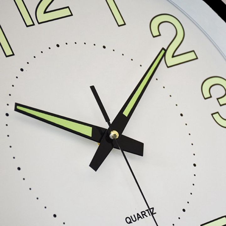 12%20Inch%20/%2030cm%20Luminous%20Wall%20Clock%20Silent%20with%20Night%20Light%20Glow%20in%20the%20Dark%20Round%20Clock,%20Living%20Room%20Decoration%20-%20Image%206