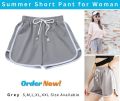 Korean Style Summer Casual Shorts For Woman Stretch Elastic Waist Booty Short Pant. 