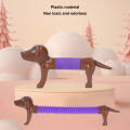 Sensory Toy Dog Design Popping Tube Fidget Toy for Kids. 