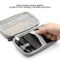 BOONA Portable Storage Box Waterproof Storage Bag for 2.5-Inch Mobile Hard Drive Power Supply USB Drive Data Dable Headset Black. 