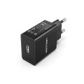 Vention 1 Port 12W USB Black Wall Charger #WML-CH07-EU-B.