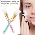 1Pc Silicone Face Mask Brush, Mask Beauty Tool Soft Silicone Facial Mud Mask Applicator Brush. 