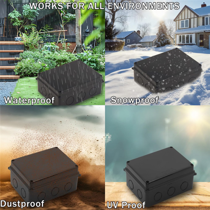 Electrical%20Box,%20Outdoor%20Waterproof%20Box%20IP65%20Junction%20Box%20Black%20-%20Image%207