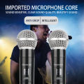 Gooermi-KU202 Wireless Microphone System Karaoke Microphone With Receiver Volume Control For Singing Stage.