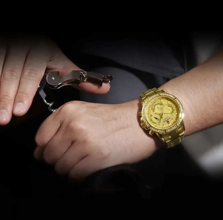 NAVIFORCE%20NF9196%20Golden%20Stainless%20Steel%20Chronograph%20Watch%20For%20Men%20-%20Golden%20-%20Image%206