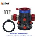 Maxgeek CYCK 42mm Travel Telescope Focuser with Convex Adapter Ring for Sky-Watcher 150 and DOB Deep Space Photography.