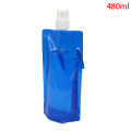 480ml Portable Ultralight Foldable Water Bag Soft Flask Bottle Water Bag Sunlight Mall. 