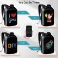 LED Advertising Backpack BLUETH Version Portable LED Backpack Magic Smart Walking Billboard APP Control Outdoor Led Display Bag. 
