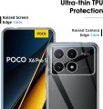 Xiaomi Poco X6 Pro Transparent TPU Phone Case Cover.