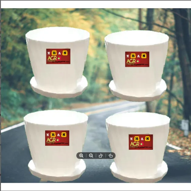 Camelia%20Planters%20White%206%20Inchi%20set%20of%204%20pcs%20With%20Tray%20-%20Image%204