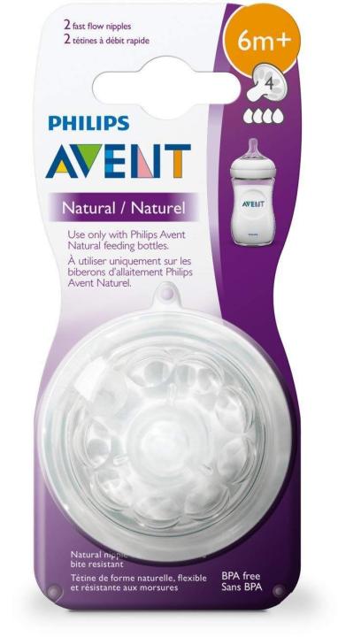 Philips Avent two nipples-6 months plus