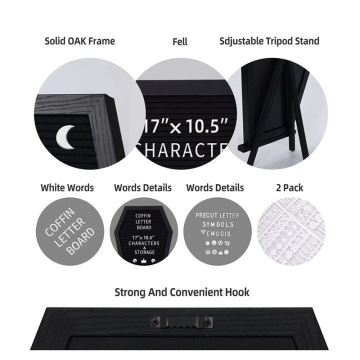 1Set%20Black%20Felt%20Letter%20Board%20Gothic%20Message%20Board%20Office%20Home%20Decor%20Letter%20Board%20with%20340%20White%20Changeable%20Characters%20-%20Image%203