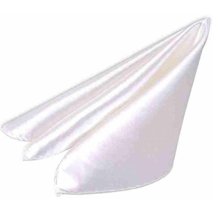 Multicolor Satin Pocket Square Set For Men