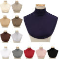 Breathable collar Fashionable Collar cover False turtleneck Women's accessory High-necked Stretchable Modal collar for Casual. 