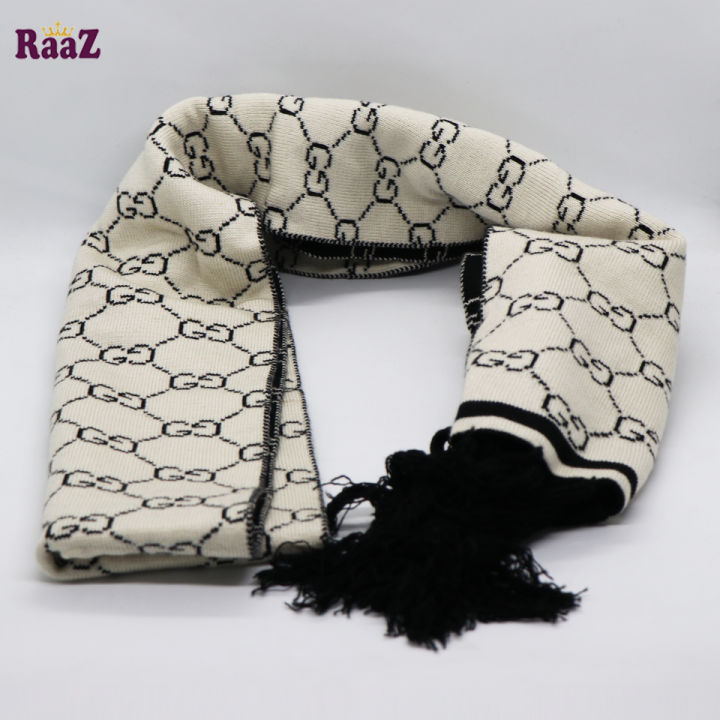 Black%20And%20White%20Woolen%20Scarf,%20Soft%20Muffler%20Stylish%20Fashion%20Scarf%20For%20Men%20And%20Women%20-%20Image%207