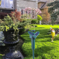Solar Powered Flying Bird, Solar or Battery Powered Realistic Birds Garden Decor for Outdoor, Yard Easy Install.
