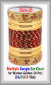 Multiple Bangle Set Churi for Women-Golden (24 Pcs).
