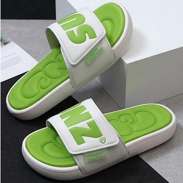 Fashionable And Stylish Black, Yellow, Green and White Color Slides Slipper SUNZTONZ Light Weight Casual Style Sandal for Men