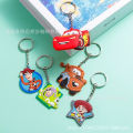 Disney Cartoon Pixar Car Keychain Lightning McQueen Key Pendants Car Bag Ring Holder Charms Birthday Gift.