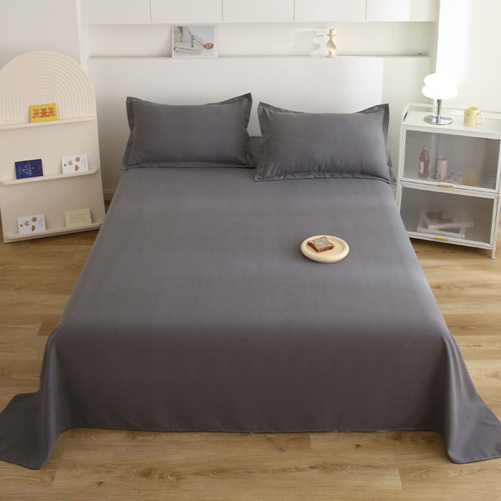 Bed%20Sheets%20Summer%20Single%20Piece%20Modern%20Simple%20Solid%20Color%20Washed%20Cotton%20Bed%20Four%20Piece%20Set%20Dormitory%20Quilt%20Sheets%20Bedding%20Wholesale%20-%20Image%207