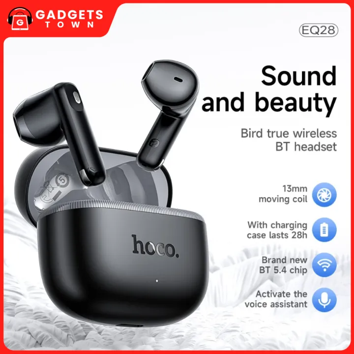 HOCO%20%7C%20EQ28%20Bird%20%7C%20Bluetooth%205.4%20TWS%20Wireless%20Earbuds%20%7C%207h%20Playtime%20%7C%20320mAh%20Charging%20Case,%2040mAh%20Earbuds%20%7C%20Hall%20Switch%20Auto-Pair,%20Touch%20Control,%20Mic%20%7C%20For%20Android%20&%20iPhone%20-%20Image%203