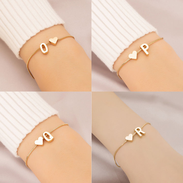 %E3%80%90Exclusive%20Limited%20Edition%E3%80%91%20Simple%20Fashion%20Love%20Heart%20Bracelet%20For%20Women%20Personality%20Design%2026%20Letters%20Bracelet%20Hand%20Jewelry%20Golden%20Accessory%20Exquisite%20Girl%20Gifts%20Watty%20Store%20-%20Image%202