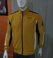 Yellow Color Double part air proof jacket.
