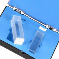 Quartz Cuvette,Spectrophotometer Cuvettes 10 mm Path Length, 45mm Height, 3.5 ML Capacity - 2 PCS - Transparent. 