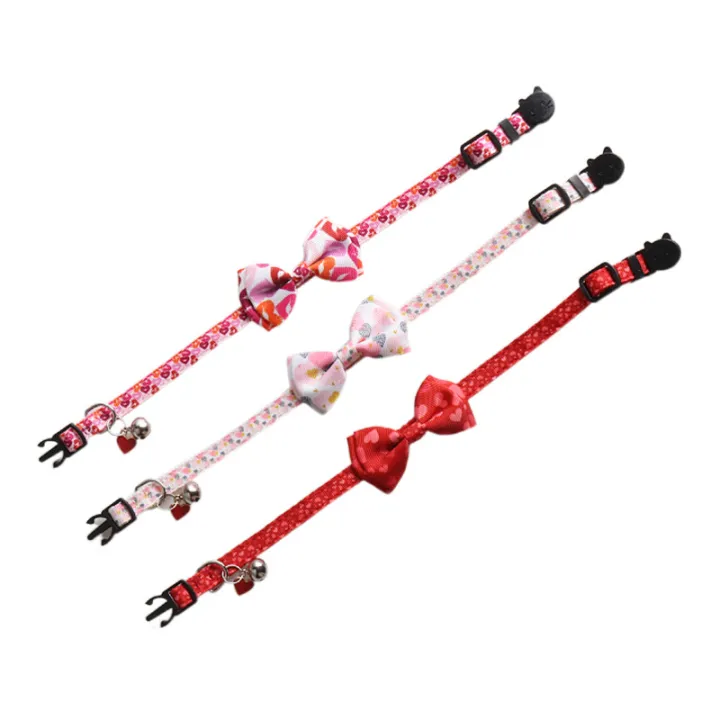 Amingge%20New%20Pet%20Collar%20Valentine's%20Day%20Love%20Series%20Bowknot%20Ribbon%20Cat%20Collar%20with%20Heart-Shaped%20Accessories%20-%20Image%202