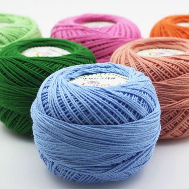 1PC=50g%203#%20Lace%20Yarn%20100%25%20Cotton%20Yarn%20for%20Crocheting%20Fine%20Combed%20Yarn%20Using%202.5mm%20Crochet%20Knitting%20Yarn%20-%20Image%205