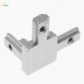 Aluminum T-slot Profile L Shape 3-Way 90 Deg Inside Corner Connector 2020 EU.