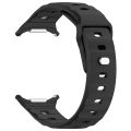 For Samsung Galaxy Watch Ultra 47mm Solid Color Reverse Buckle Silicone Watch Band. 