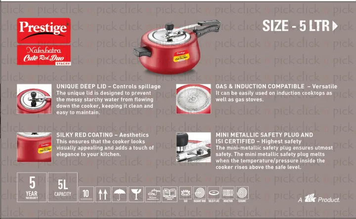 Prestige%20India%20Pressure%20Cooker%20Nakshatra%20Cute%20Red%20Duo%205liter%20Induction%20Bottom%20(10766)%20-%20Image%206