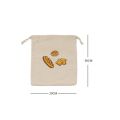 Reusable Cotton Linen Craft Bread Bags Drawstring Loaf Homemade Artisan Baguette Organizers With Buckle Kitchen Stuff Drawstring. 