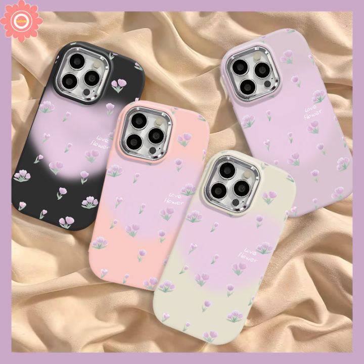 For Infinix Tecno Spark GO 2024 GO 2023 20C 10C 10 20 Pro Smart 8 5 6 7 Plus Hot 20i 30i Note 40 30 Pro Hot 40 30 9 10 Graffiti Romantic Tulip Love Heart Luxury Plating Soft Case