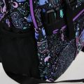 Australia Smiggle Original High Quality Children's School Bag Kawaii Girls Backpack Beautiful Black Starry Cat 18 Inch Kids Bags.