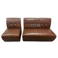 Ply-wood Faux Leather Sofa Set - 3 Seater.