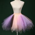 Women's New Carnival Costume Tulle Skirt Rockabilly Underskirt Short Shaggy Skirt Ball Gown Ballet Dance Dress Evening Dress.