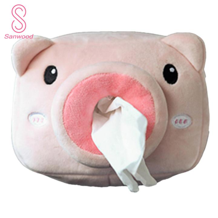 Car%20Tissue%20Case%20Adorable%20Cartoon%20Cute%20Pink%20Pig%20Plush%20Tissue%20Box%20-%20Image%208