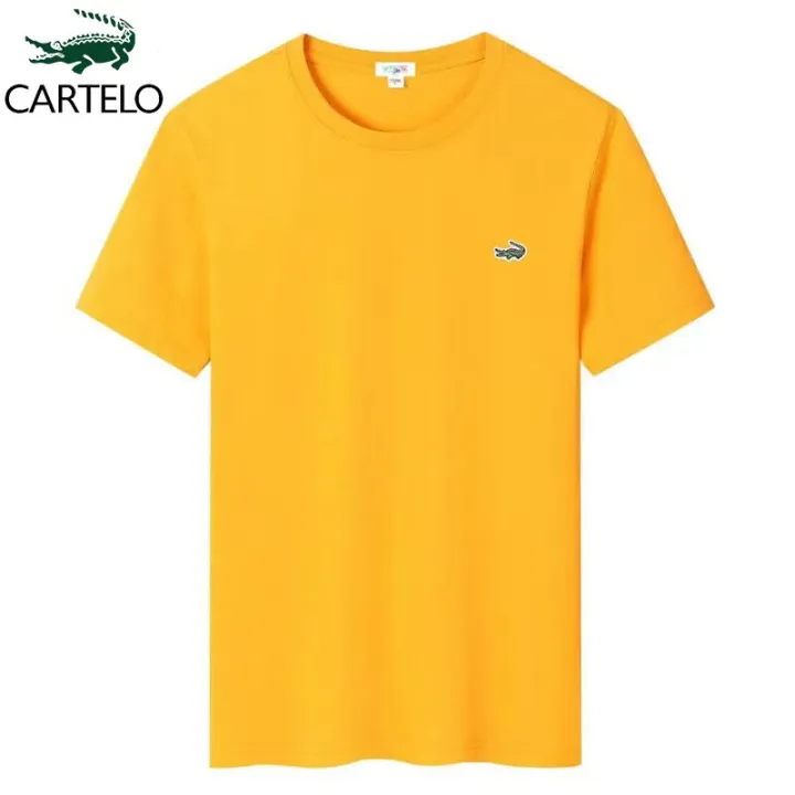 CARTELO%20Brand%20Clothing%20Men's%20T-Shirts%20Summer%20New%20Short%20Sleeve%20Authentic%20Embroidered%20Cotton%20Round%20Neck%20Casual%20Bottoming%20Shirt%20-%20Image%204