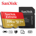 SanDisk Extreme microSDXC Memory Card Original A2 U3 UHS-I Cards USB3.0 4K Flash micro SD Card for Camera GoPro DJI Nintendo.