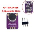 2X -MAX4466 Electret Microphone Amplifier Sensor with Adjustable Gain. 
