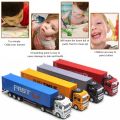 【Toy life hall】Children Car Toy 1: 48 Alloy Container Toy Model Truck. 
