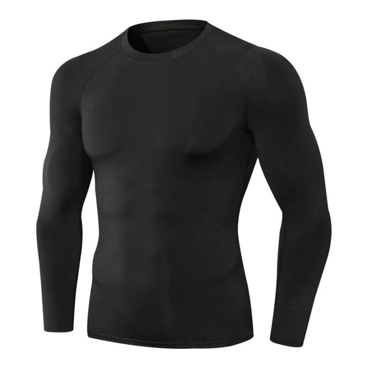 Autumn%20Winter%20Running%20Tops%20Men's%20Compression%20Shirts%20Longs%20Sleeve%20Workout%20Gym%20T-Shirt%20Sports%20Base%20Layer%20Athletic%20Undershirts%20Loser%20Lione%20-%20Image%203
