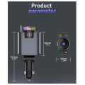 Retractable USB-C Car Charger–5-In-1 with Aromatherapy, Starlight, Compatible with & Type-C. 