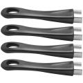 4X Black Replacement Bakelite Handle for Pan Pot Cookware.